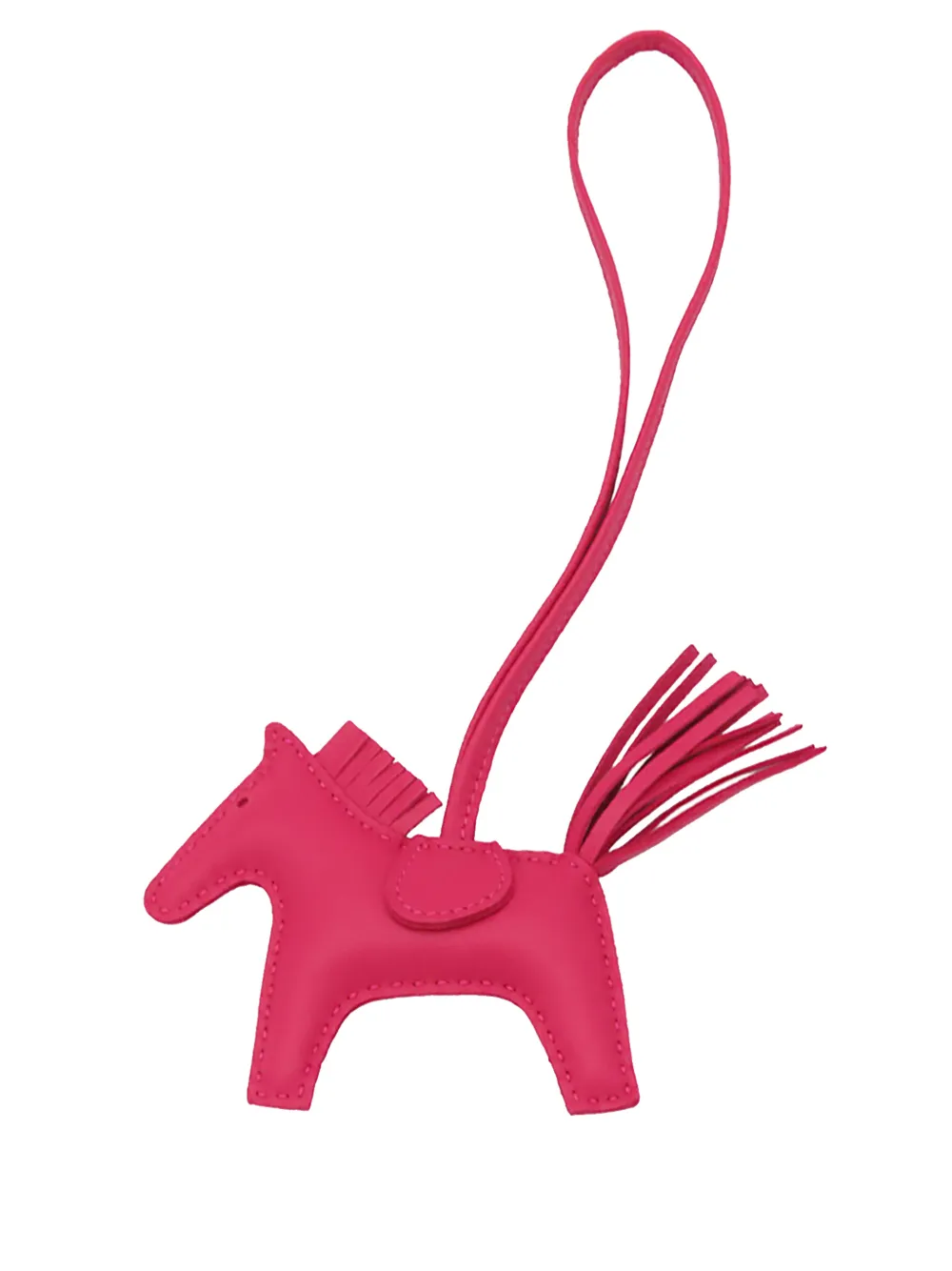 Hermès Pre-Owned 2020 Milo Lambskin Grigri Rodeo Bag Charm PM key chain - Rosa