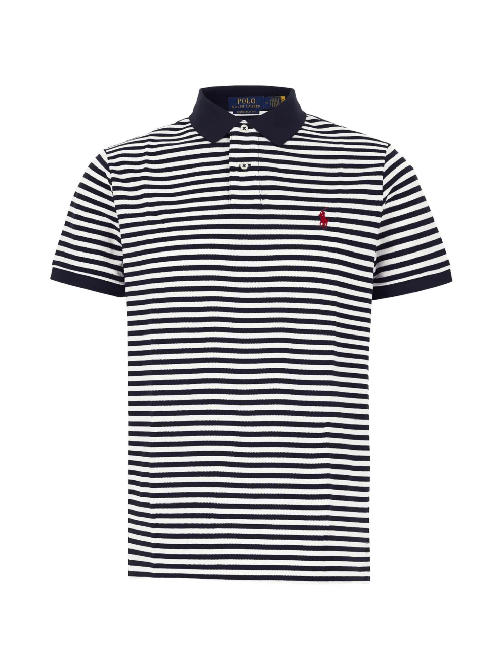 Polo Ralph Lauren striped piqué polo shirt - Blu