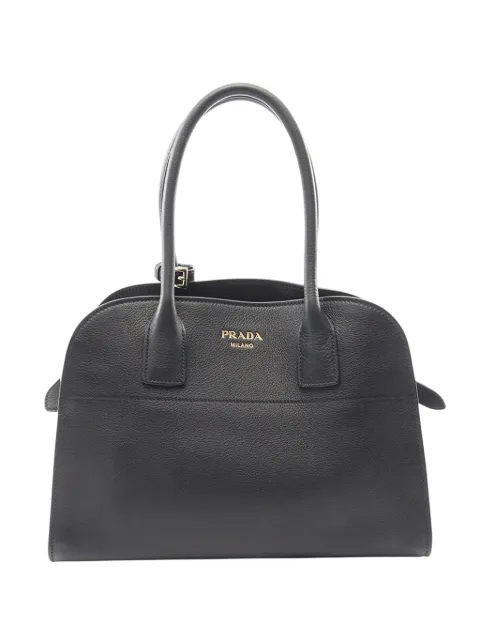Prada Pre-Owned sac cabas format moyen en cuir (2010-2026)