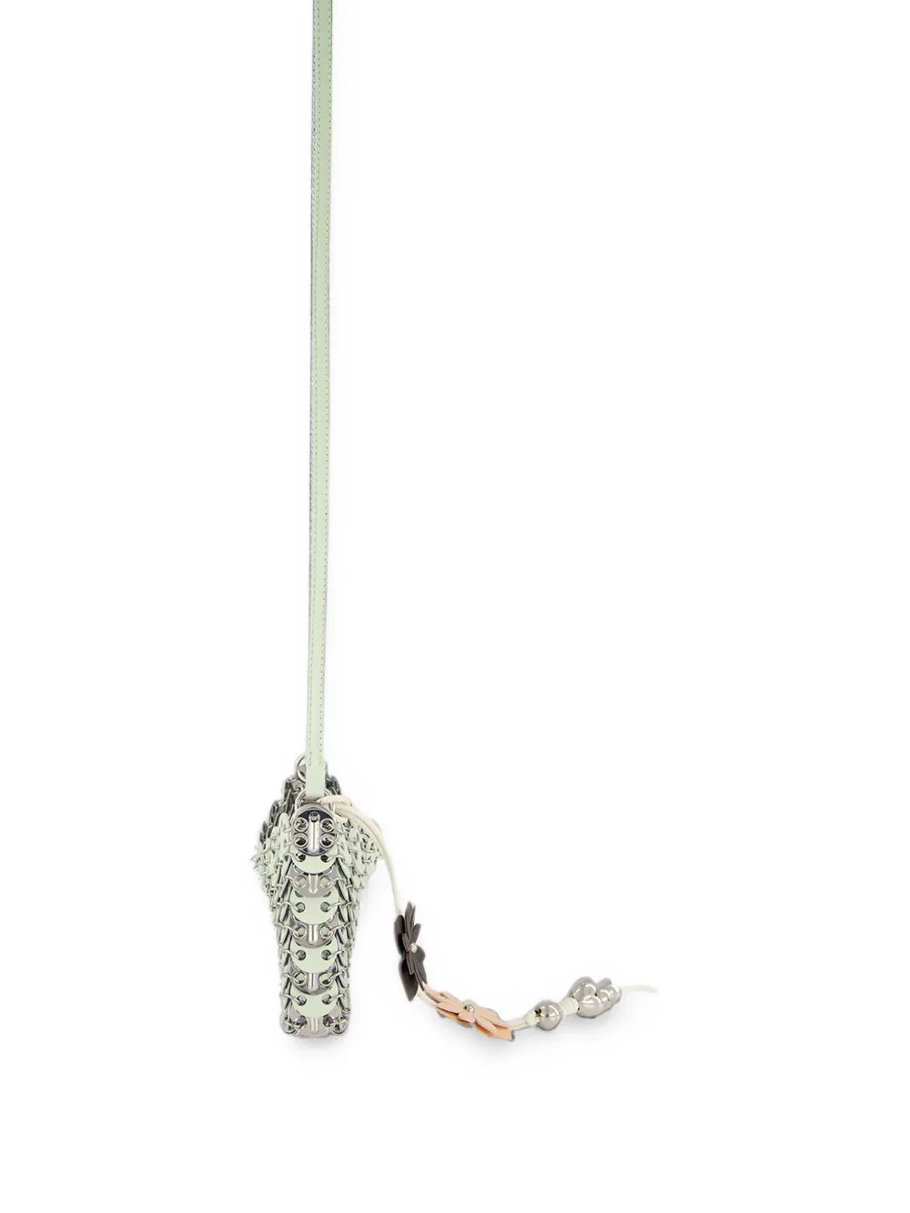 Rabanne disc-embellished chainmail shoulder bag Groen