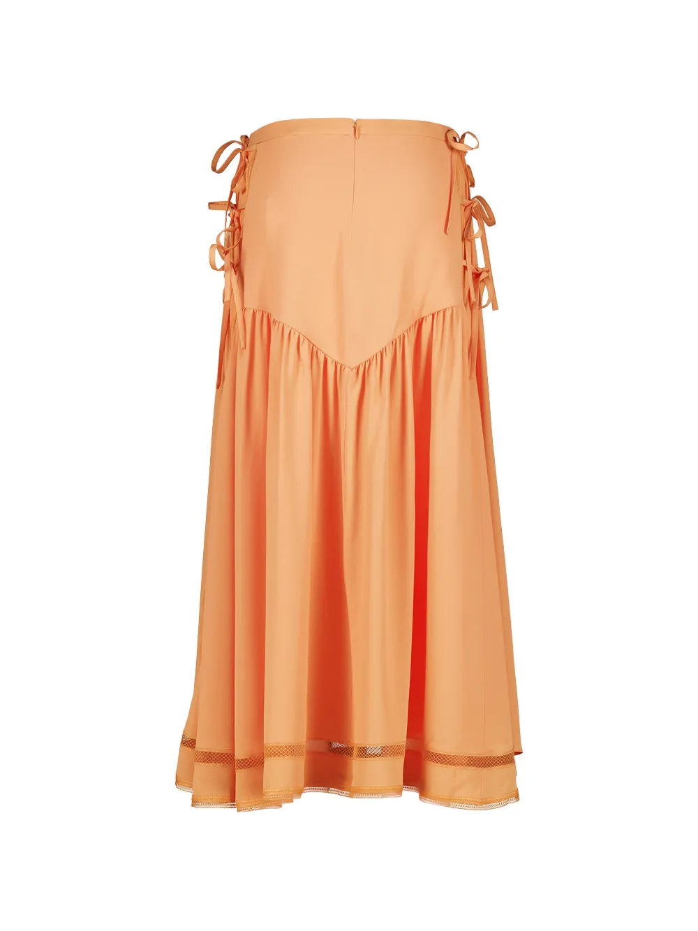 Rabanne Shirt met strikdetail Oranje