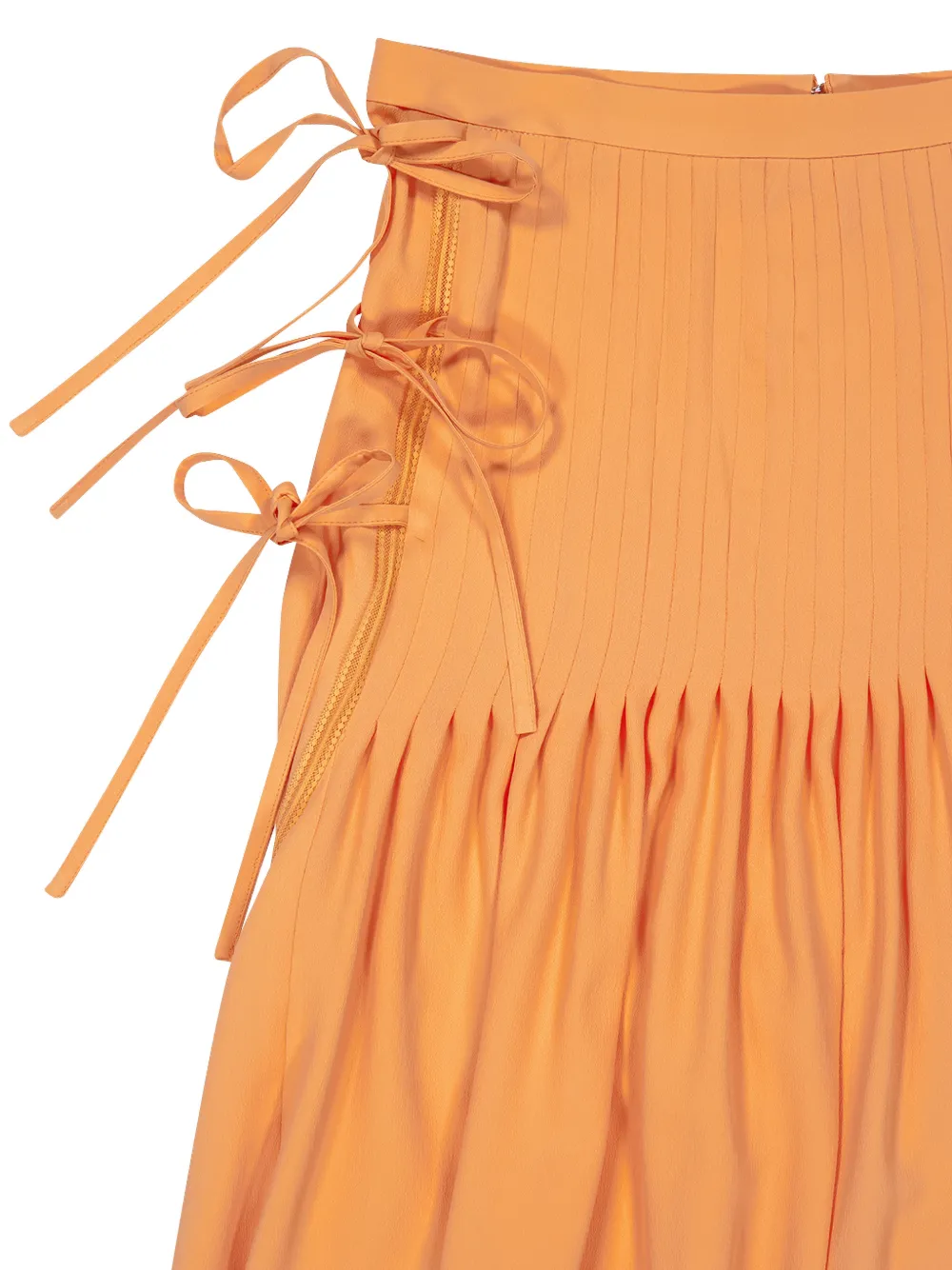 Rabanne Shirt met strikdetail Oranje