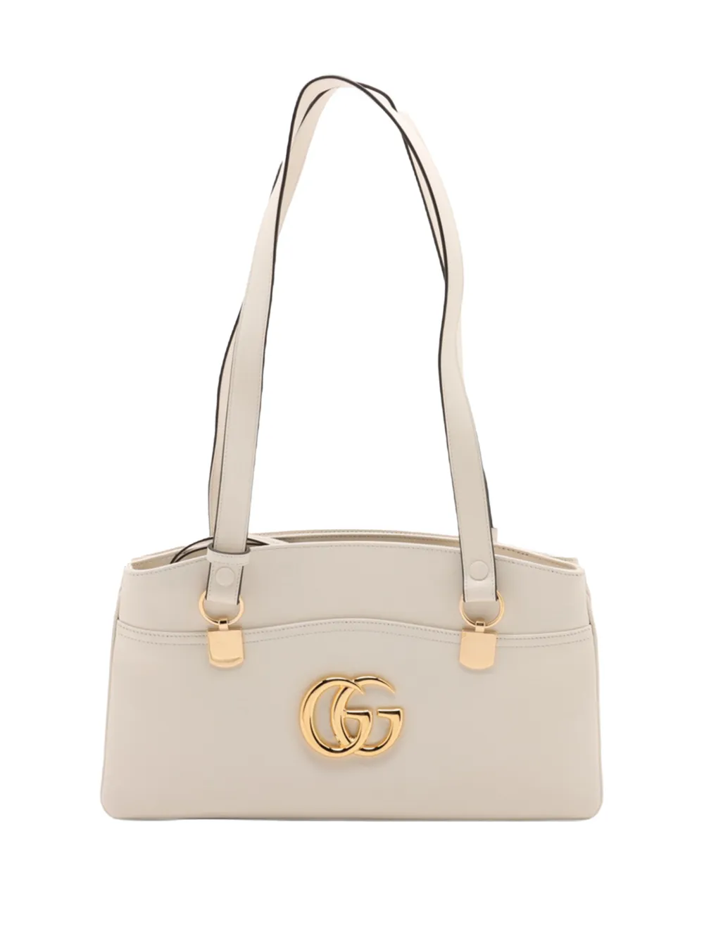 Gucci Pre-Owned 2016-2026 Large Leather Arli shoulder bag - Bianco