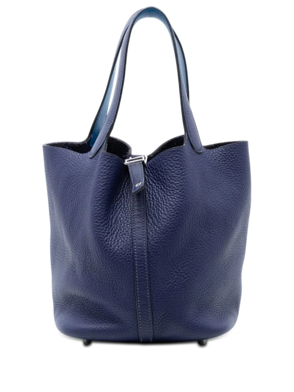 Hermès Pre-Owned 2018 Clemence Picotin Lock 22 handbag - Blu