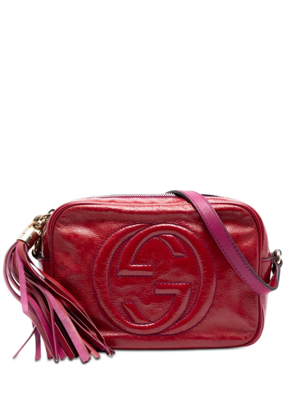 Gucci Pre-Owned 2021-2026 Patent Soho Disco crossbody bag - Rosa
