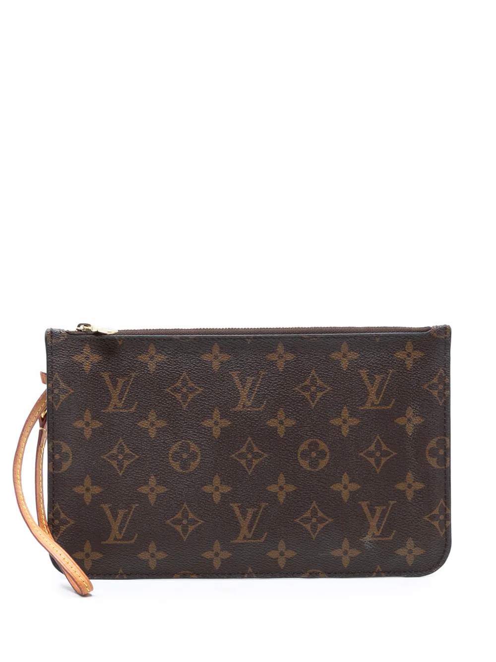 Louis Vuitton Pre-Owned 2019 Monogram Neverfull MM pouch - Marrone