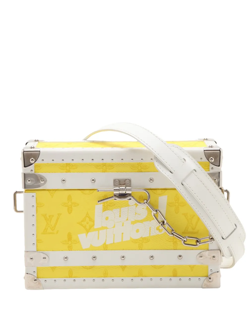 Louis Vuitton Pre-Owned 2021-2026 Everyday LV Monogram Clutch Box crossbody bag - Bianco