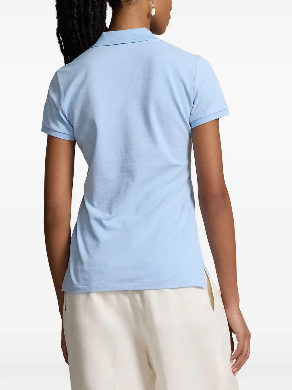 Polo Ralph Lauren Getailleerd poloshirt Blauw