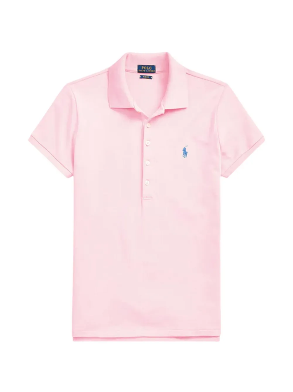 Polo Ralph Lauren logo-embroidered slim-fit polo shirt - Rosa