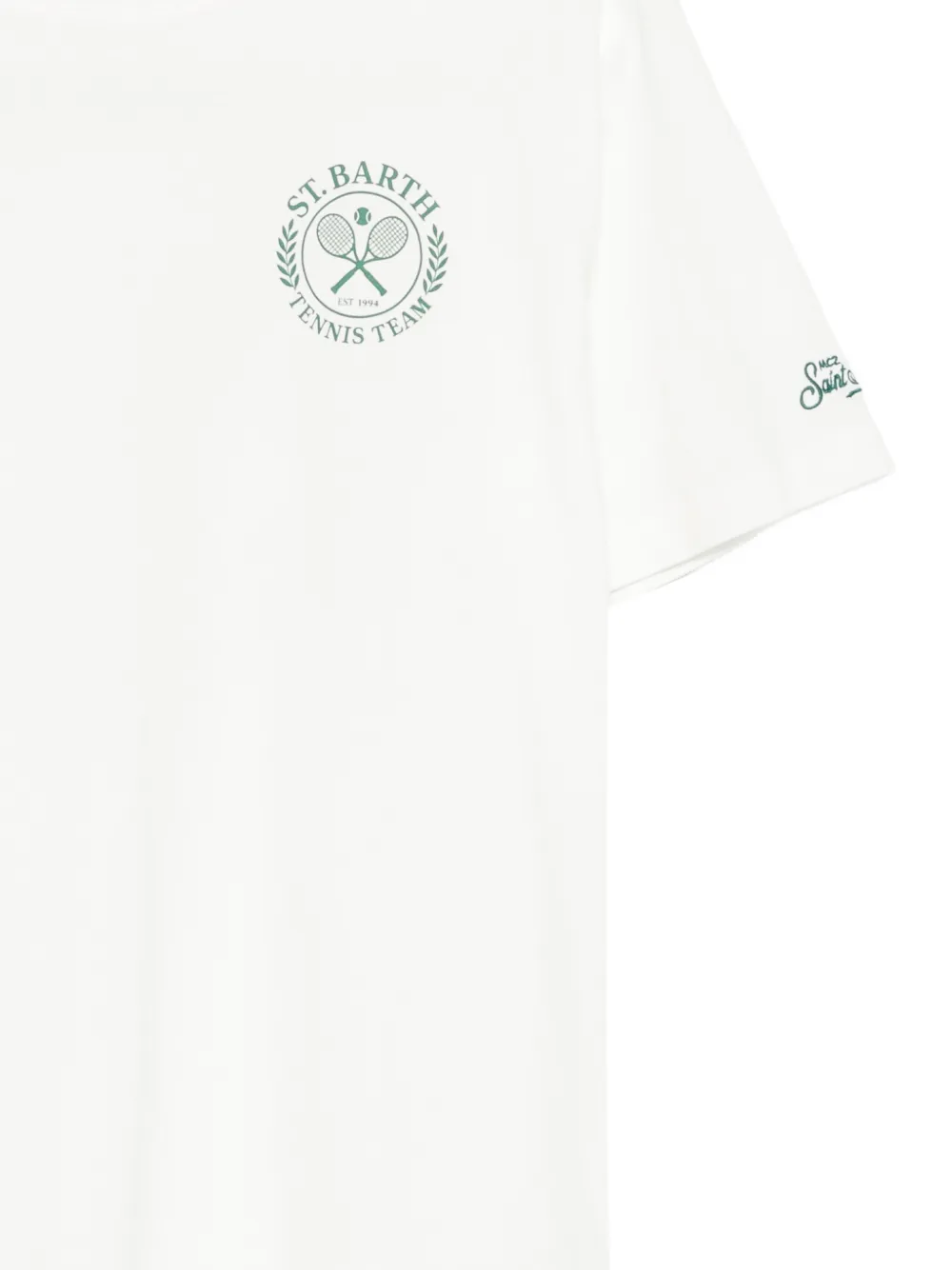 MC2 Saint Barth Portland T-shirt met logoprint Wit