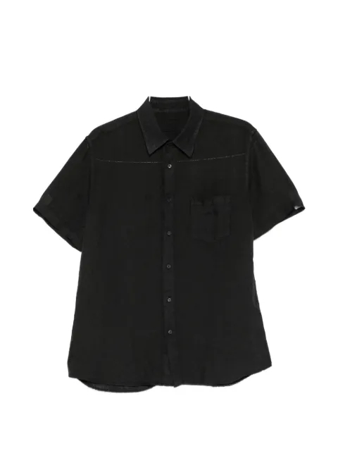 120% Lino short-sleeve chest-pocket shirt