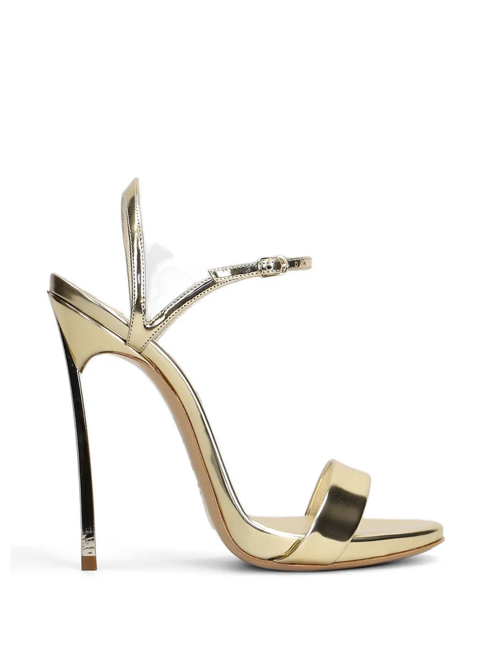Casadei Blade metallic sandals - Gold