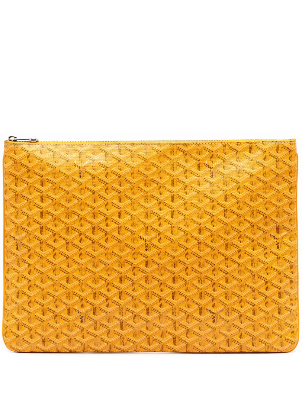Goyard Pre-Owned 2014 Goyardine Senat GM clutch bag - Giallo