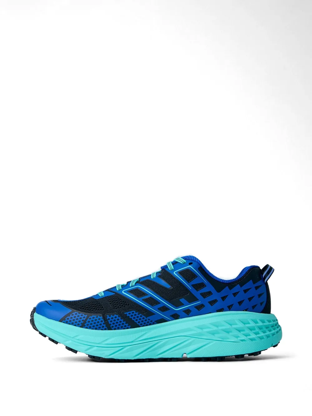 HOKA Speedgoat 2 mesh-overlay sneakers - Blau