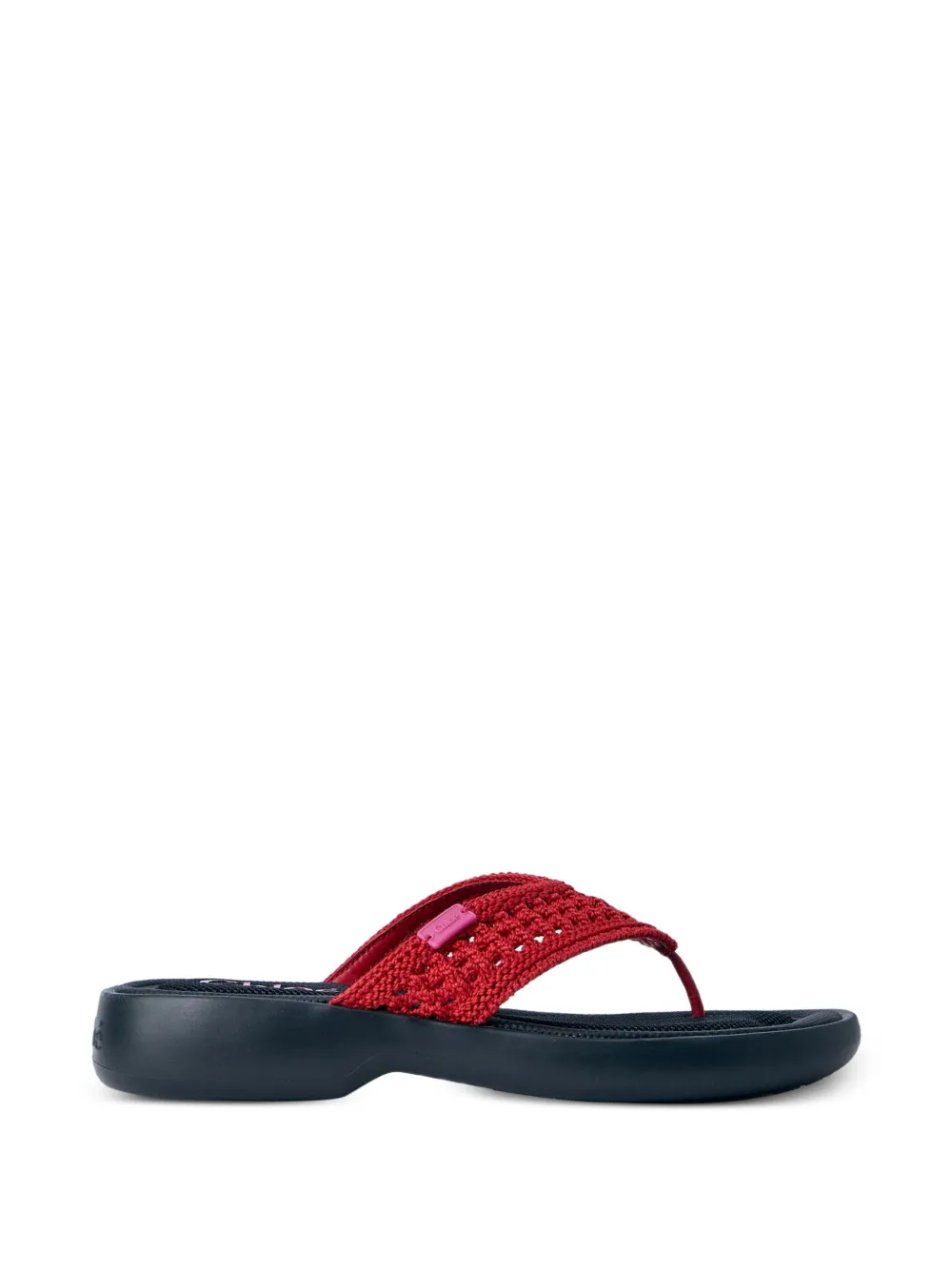 Chloé woven-strap sandals - Rosso