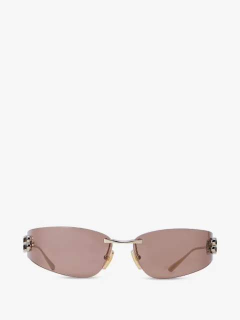 Balenciaga Eyewear Rahmenlose Gossip Sonnenbrille mit Logo