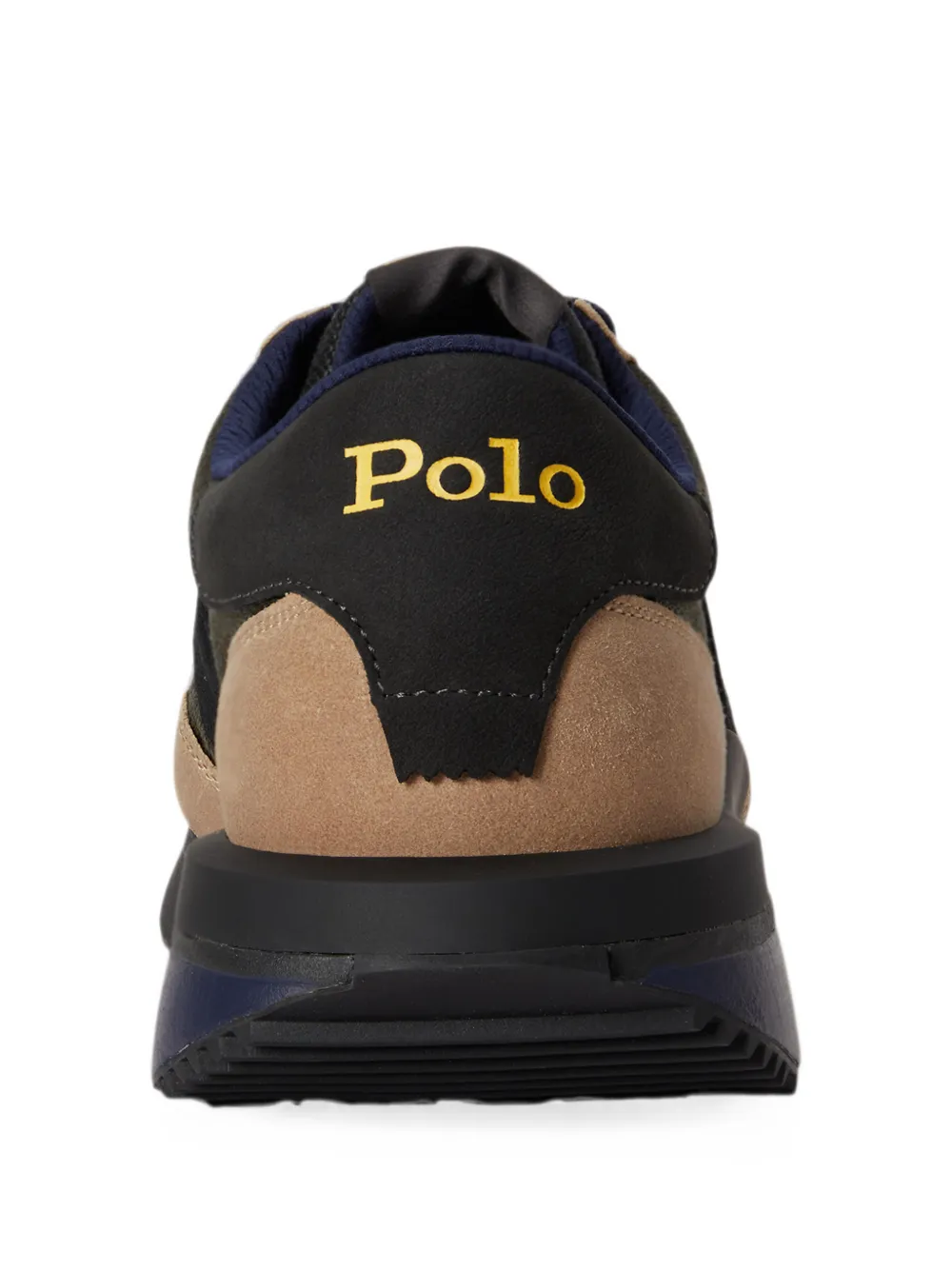 Polo Ralph Lauren Train 89 sneakers met leren vlakken Groen