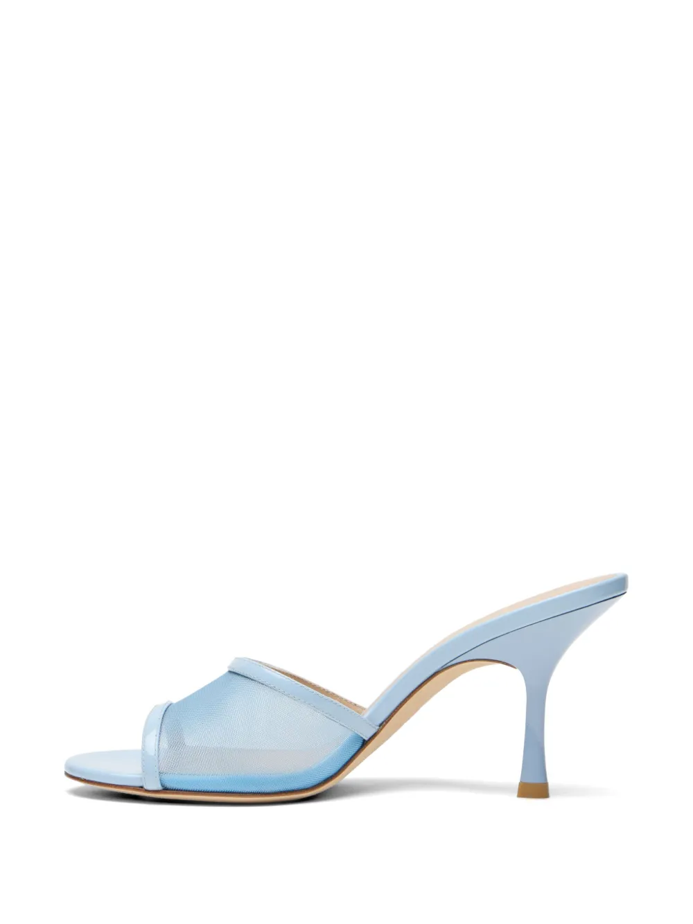 Stuart Weitzman 8.5cm Bareitall mules Blauw