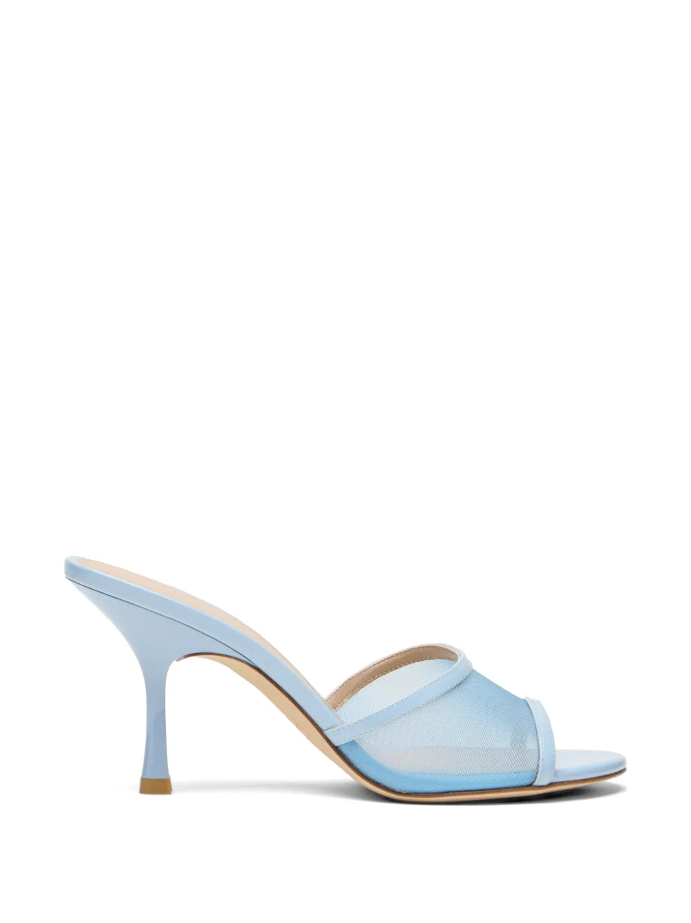Stuart Weitzman 8.5cm Bareitall mules - Blau