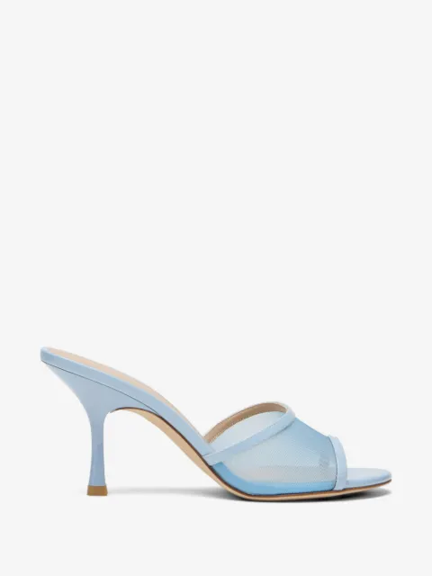 Stuart Weitzman 8.5cm Bareitall mules