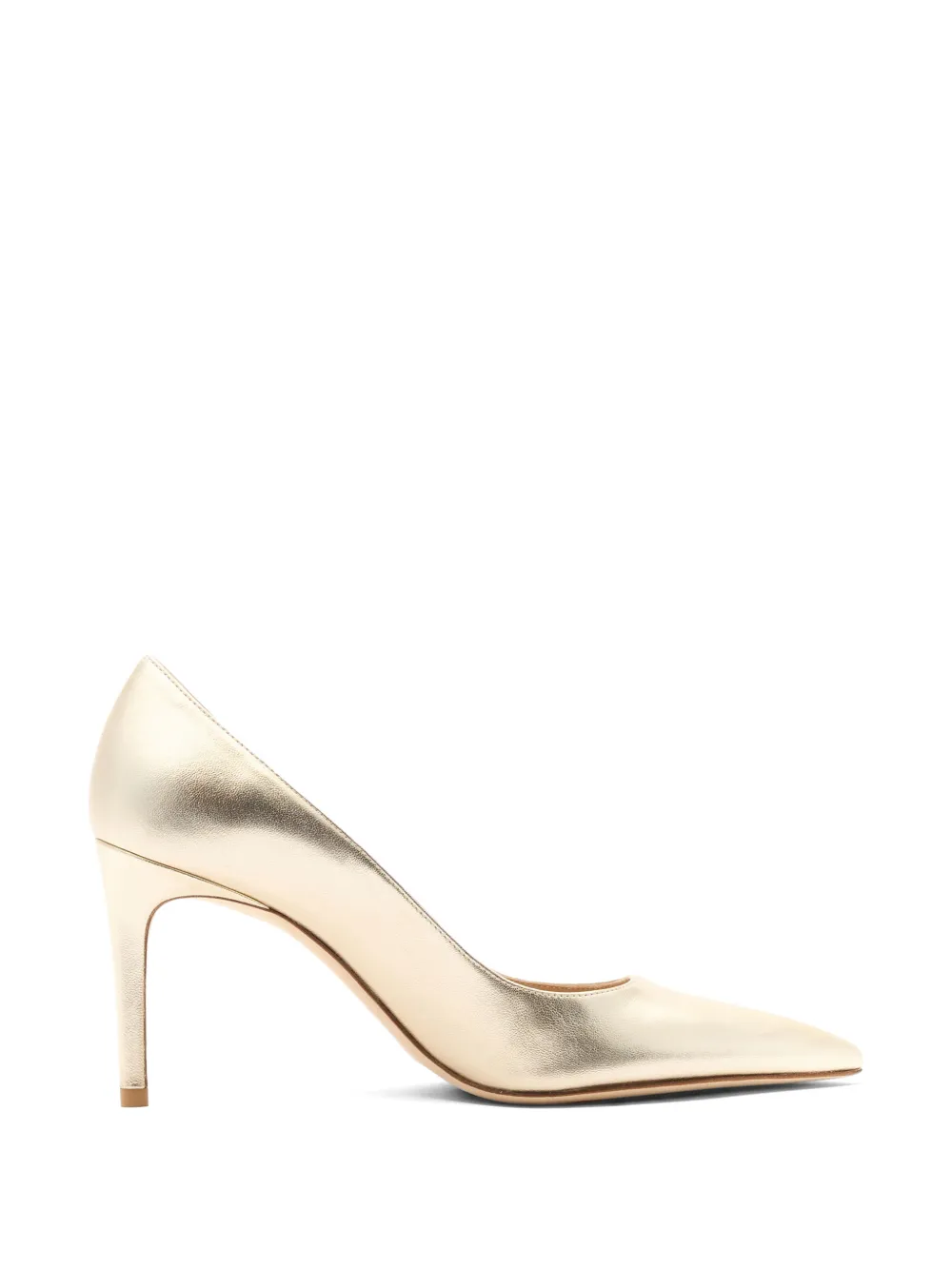 Stuart Weitzman Stuart Power 85 pointed-toe pumps - Gold