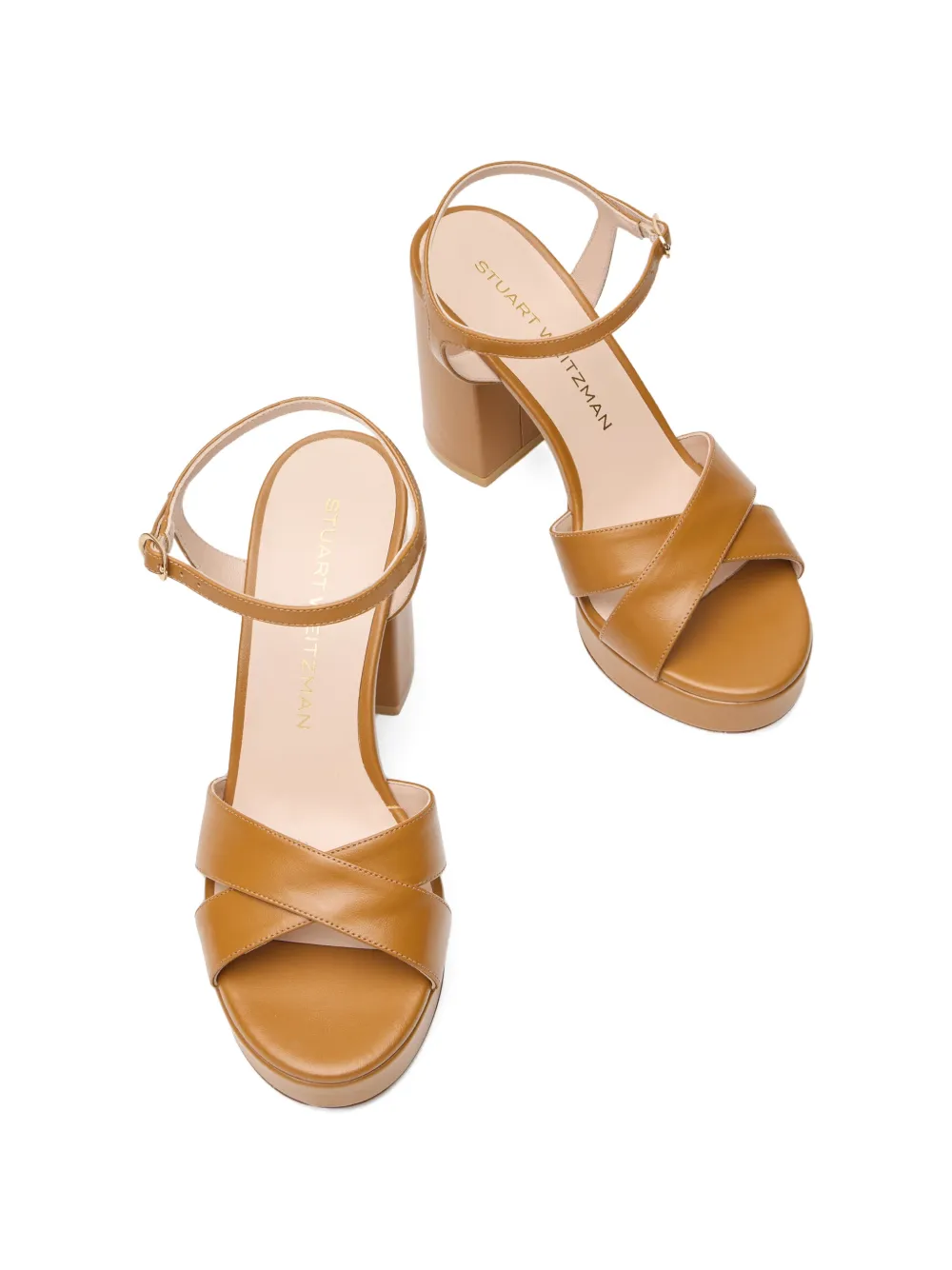 Stuart Weitzman 11cm Dayna sandals Bruin