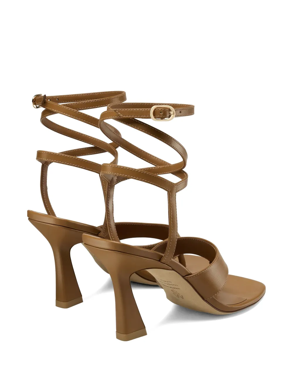 Stuart Weitzman 8.5cm Vinnie sandals Bruin