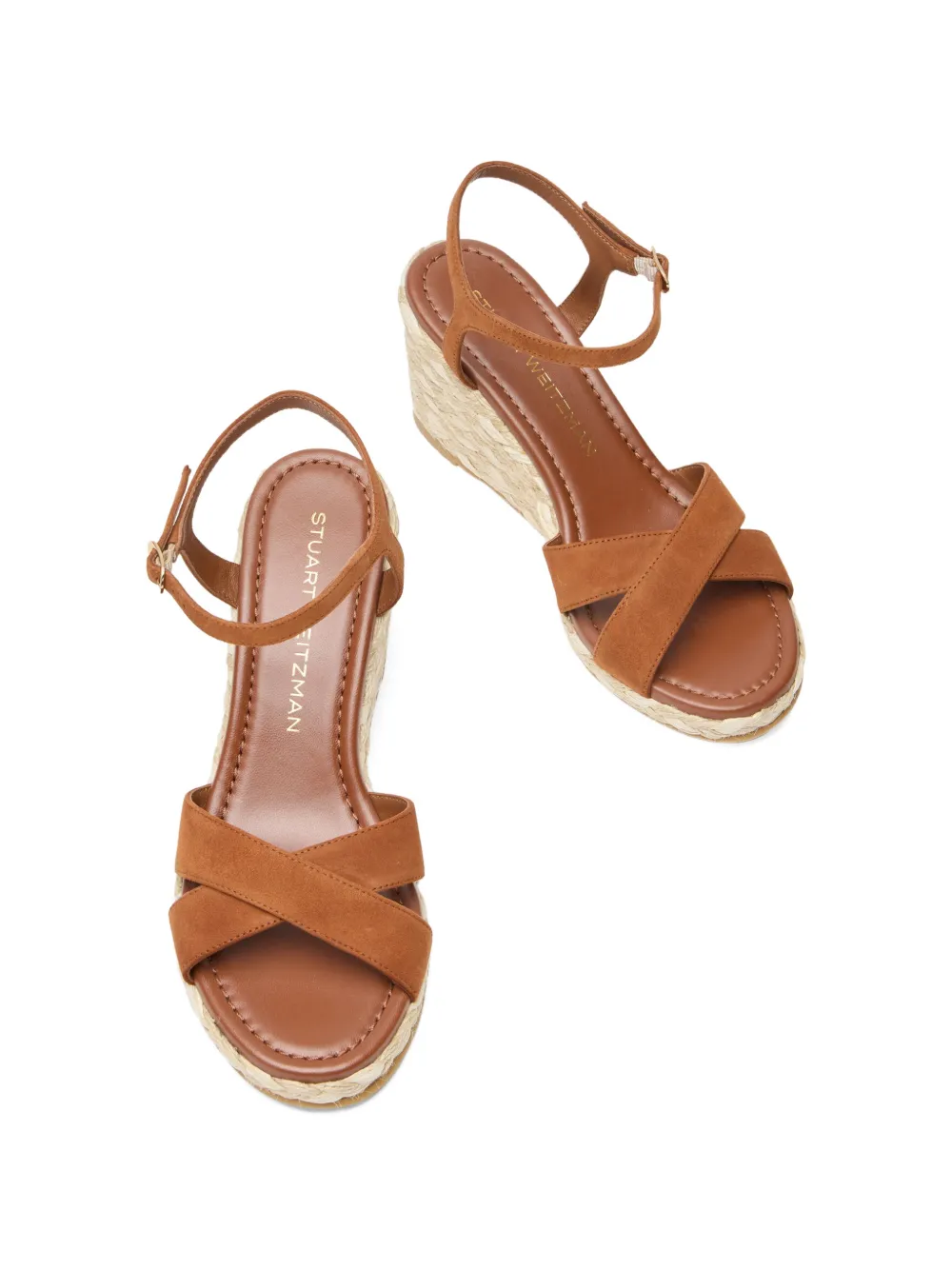 Stuart Weitzman 10cm Dayna sandals Bruin