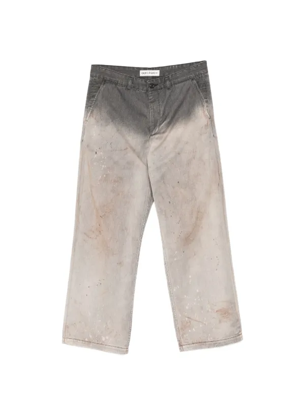 OUR LEGACY Rig Chinos in Grey