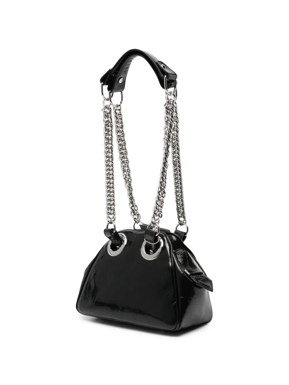 Vivienne Westwood Archive Orb handtas met ketting Zwart