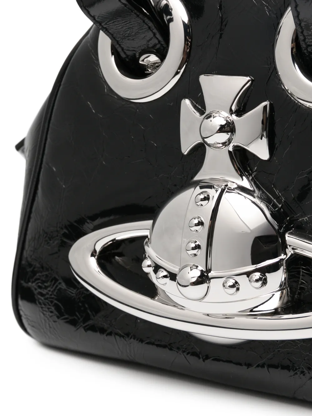 Vivienne Westwood Archive Orb handtas met ketting Zwart