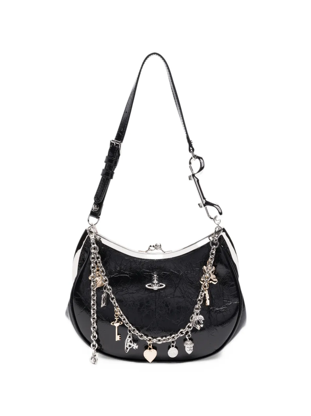 Vivienne Westwood Charm Frame purse - Nero