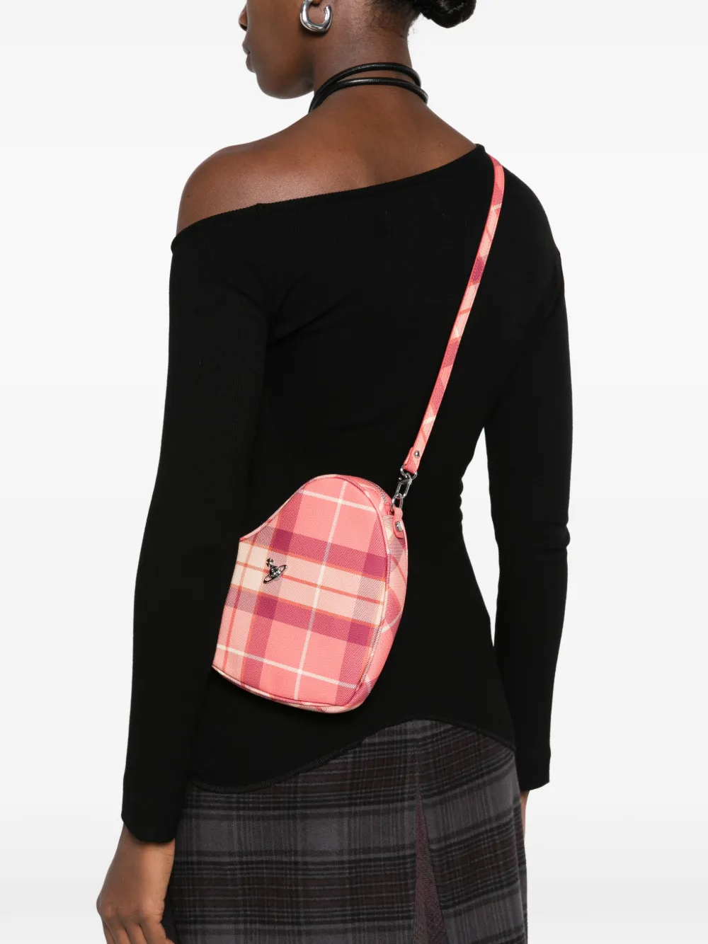Vivienne Westwood Alexa Heart crossbodytas Roze