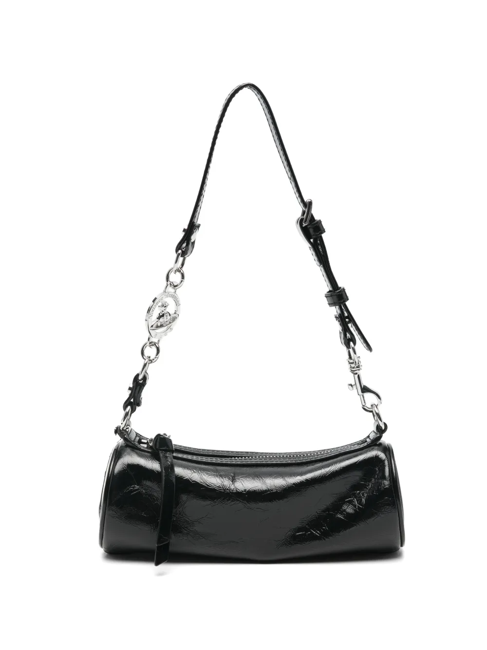 Vivienne Westwood Cindy patent-finish shoulder bag