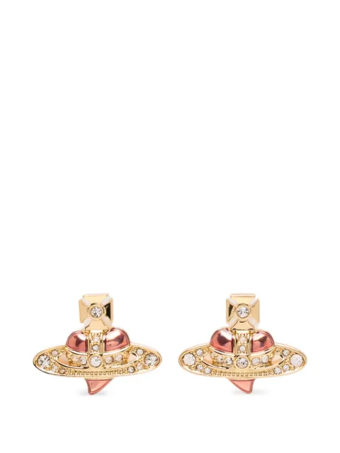 Vivienne Westwood heart-motif earrings