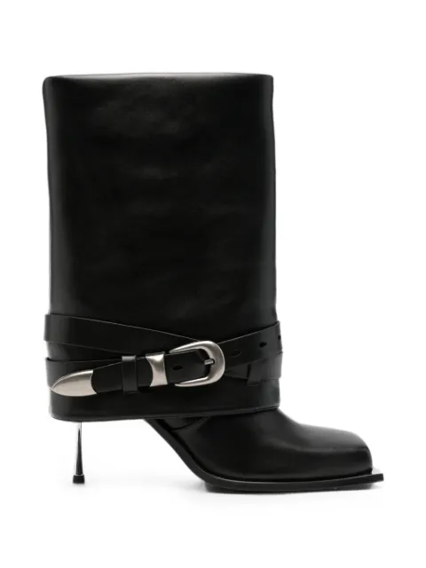 JW Pei Emilia buckled leather boots