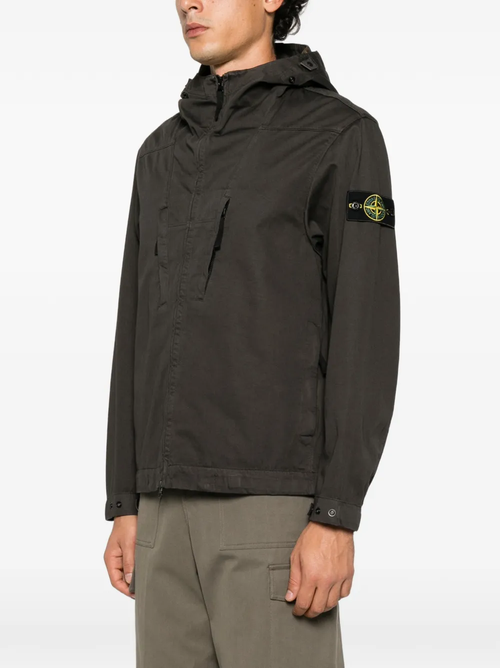 Stone Island zip-up jacket Grijs