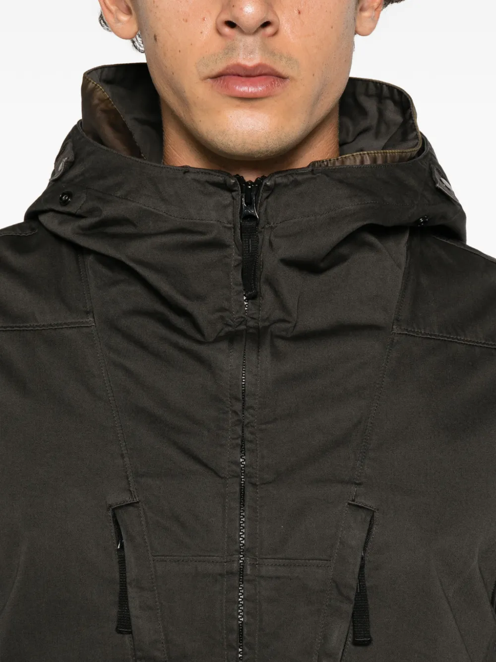 Stone Island zip-up jacket Grijs