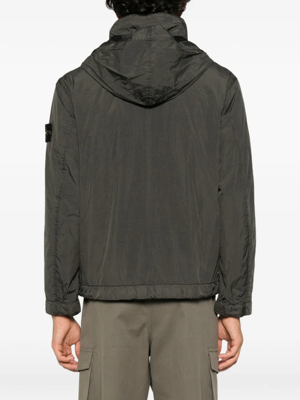 Stone Island Crinkle Reps padded jacket Grijs