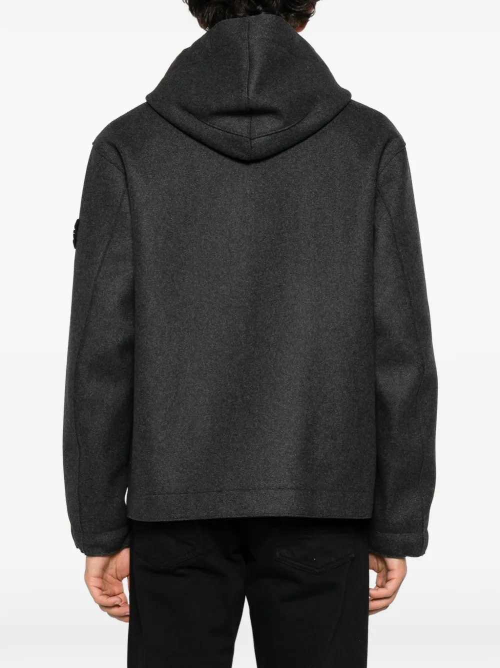 Stone Island Panno hooded jacket Grijs