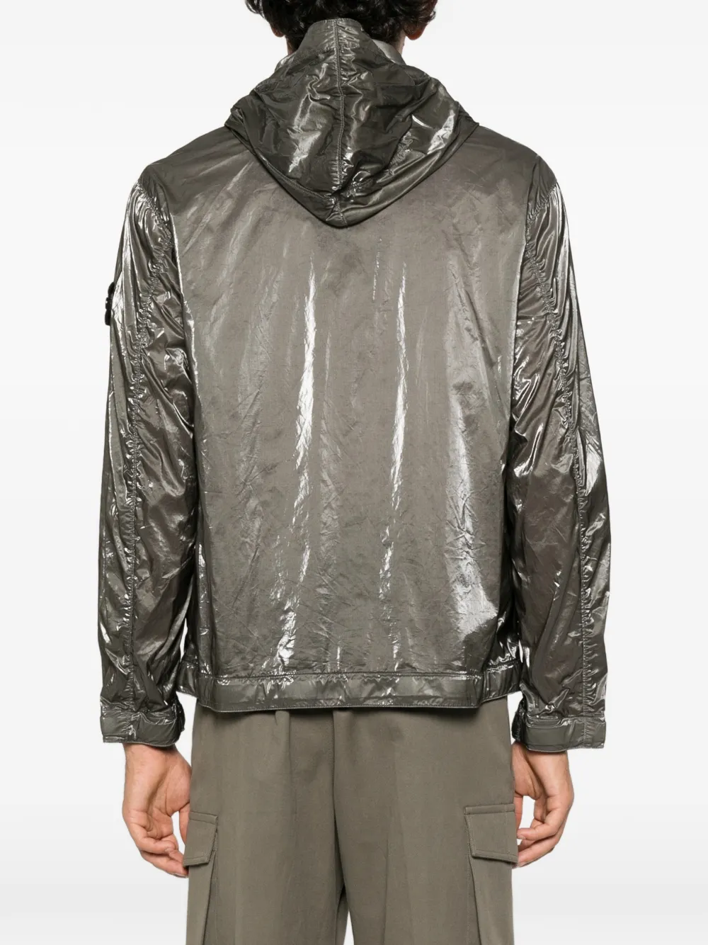 Stone Island 41NS01 zip-up jacket Grijs