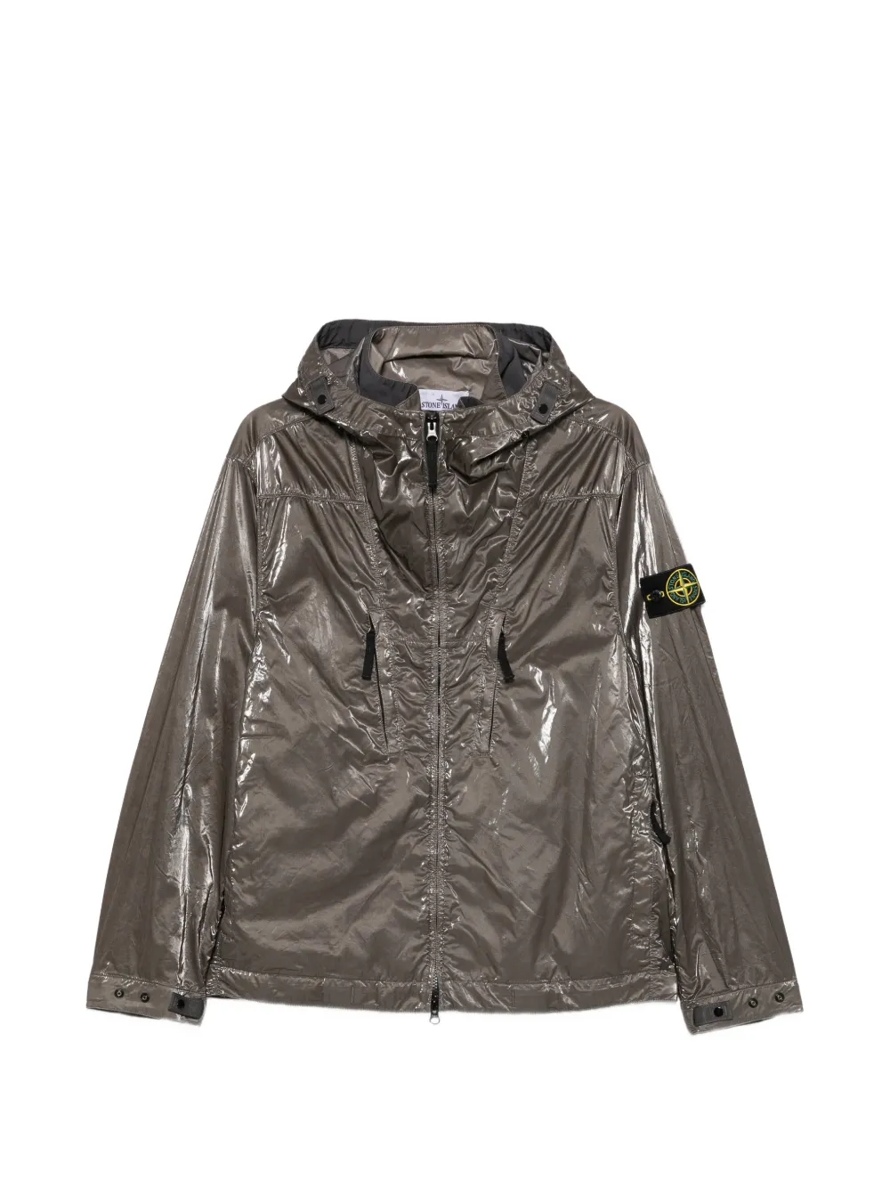 Stone Island 41NS01 zip-up jacket Grijs