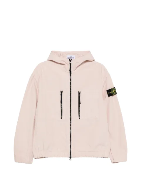 Stone Island zip-fastening hooded jacket