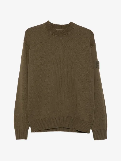 Stone Island pull à patch logo
