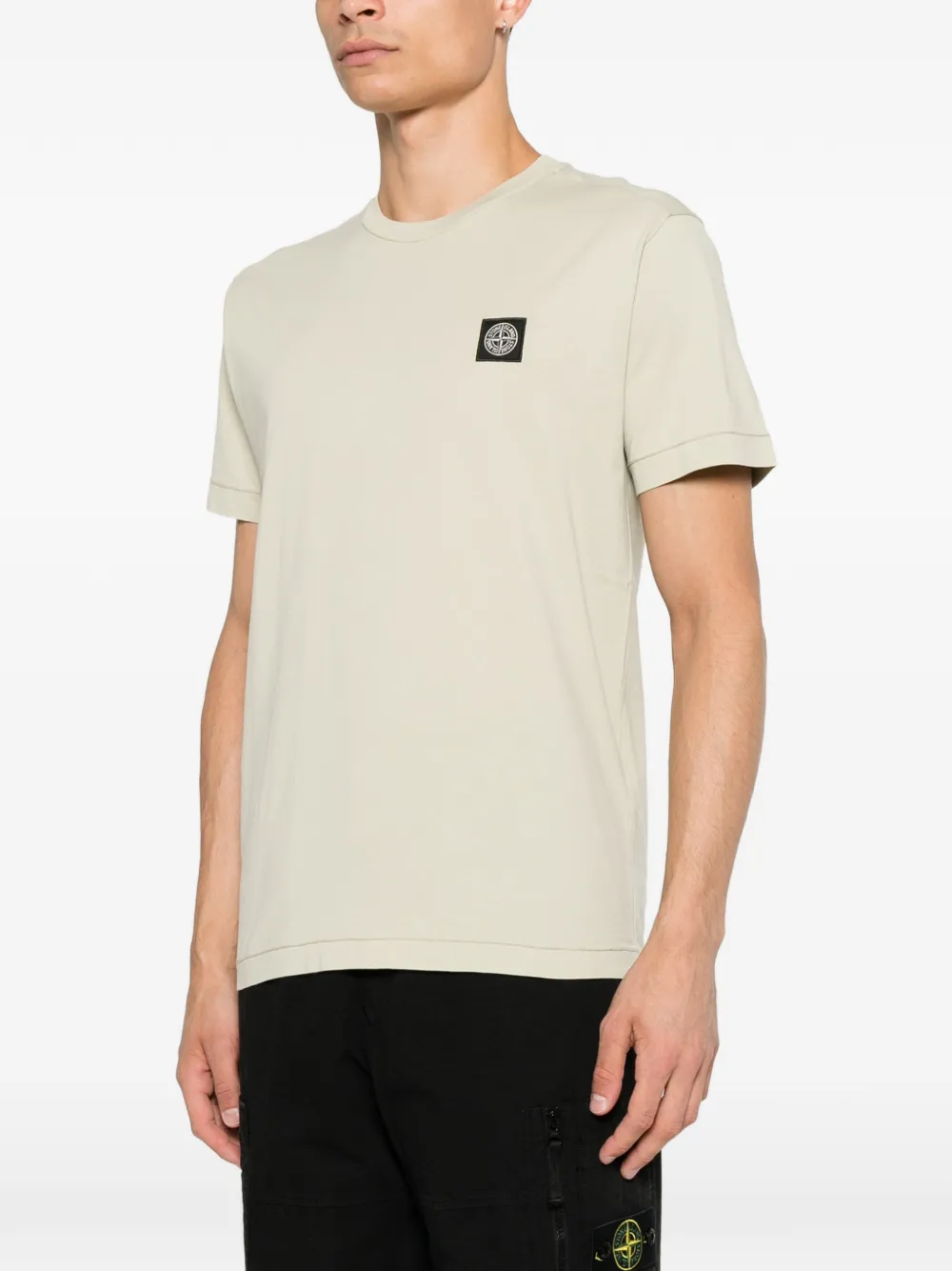 Stone Island 2100027 60 2 katoenen jersey T-shirt Beige