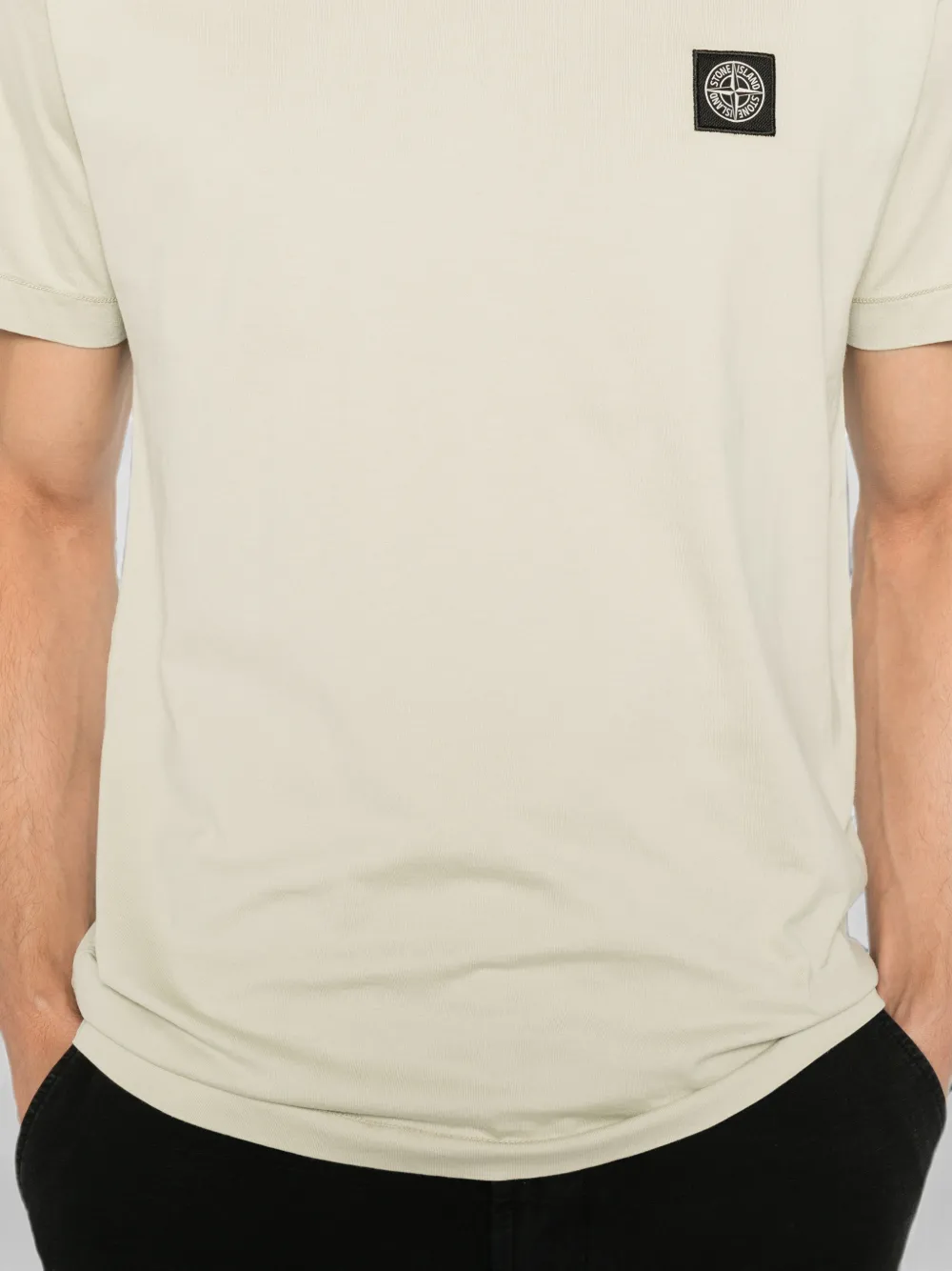 Stone Island 2100027 60 2 katoenen jersey T-shirt Beige