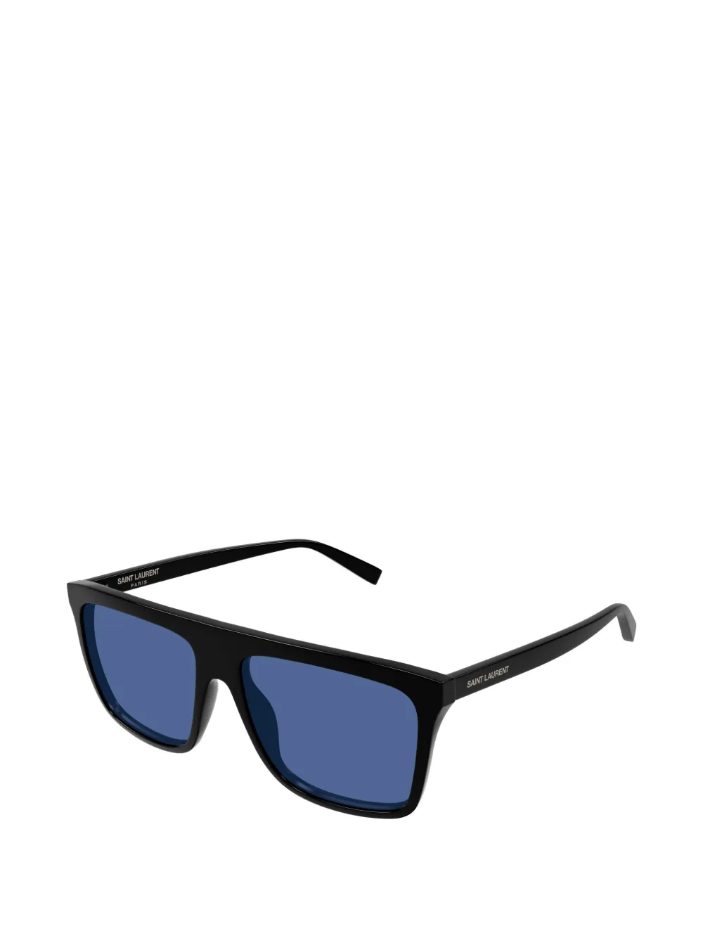 Saint Laurent Eyewear Zonnebril met vierkant montuur Zwart