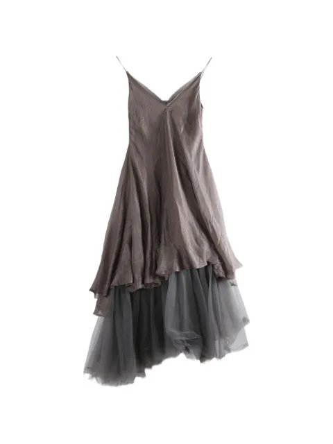 Marc Le Bihan layered asymmetric midi dress