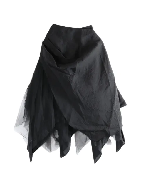 Marc Le Bihan asymmetric layered mid skirt
