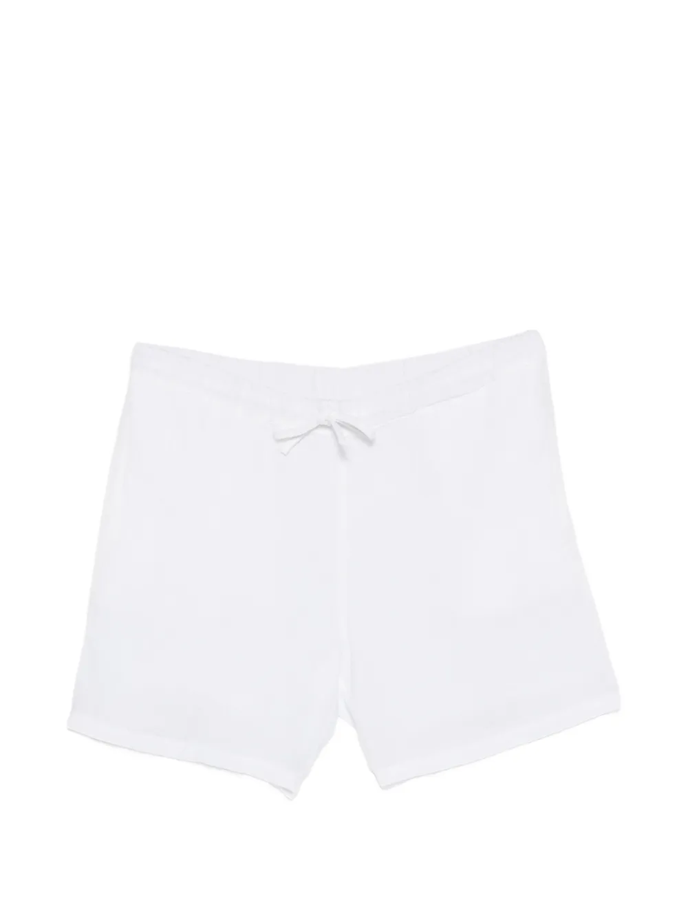 120% Lino drawstring-waist shorts - White